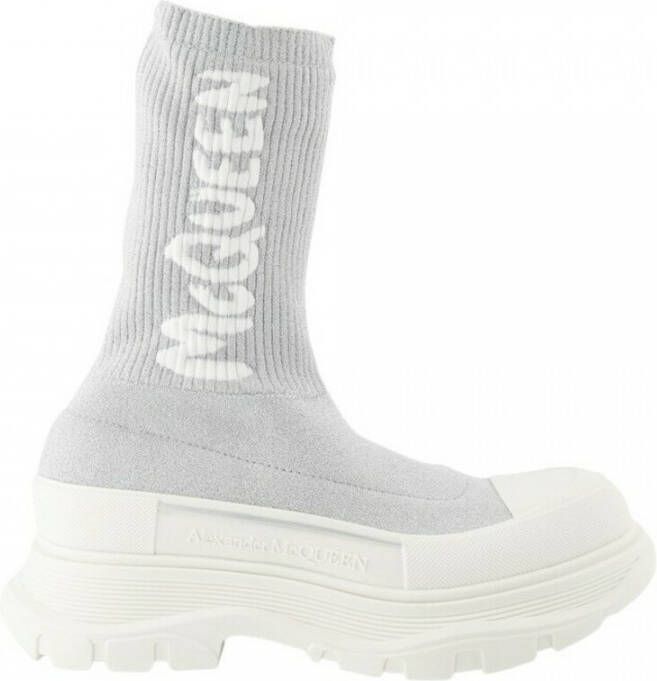 alexander mcqueen Tread Slick Boots Grijs Dames