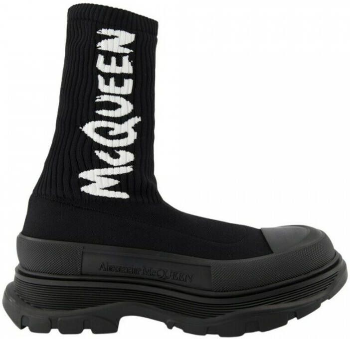 Alexander mcqueen Bottines Tread Slick Taille: 40 Couleur Presta: Noir Zwart Heren