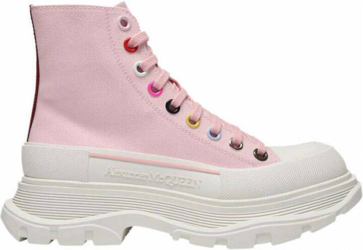 Alexander mcqueen Tread Slick Sneakers Verrijk je sneakercollectie Roze Dames