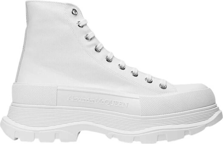 Alexander mcqueen Witte Tread Slick High-Top Sneakers White Heren