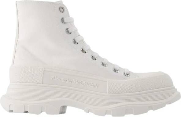 Alexander mcqueen Witte Sneakers met Handtekeningdetail White Dames