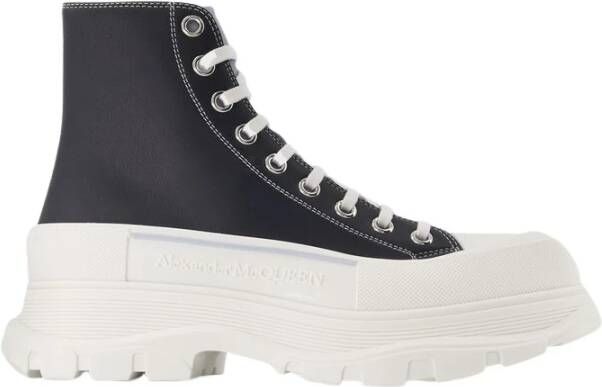 alexander mcqueen Tread Slick Sneakers Multi Leather Zwart Heren