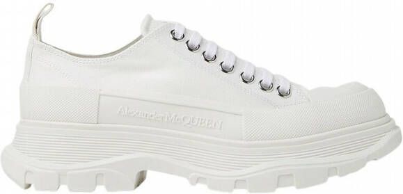 Alexander mcqueen Platform sneakers met logo White Dames