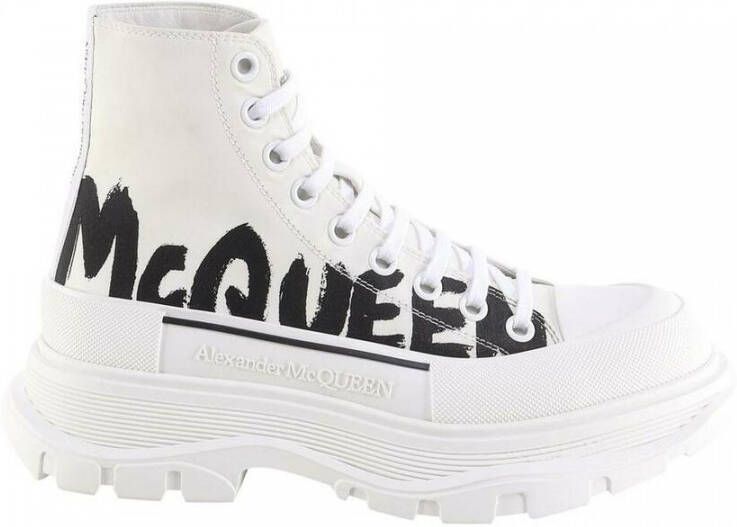 Alexander mcqueen Witte High-Top Platform Sneakers White