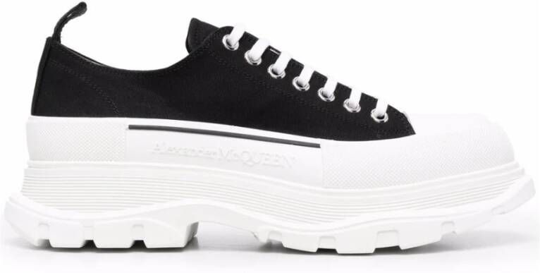 Alexander mcqueen Tread Slick Veterschoenen Sneakers Black Heren