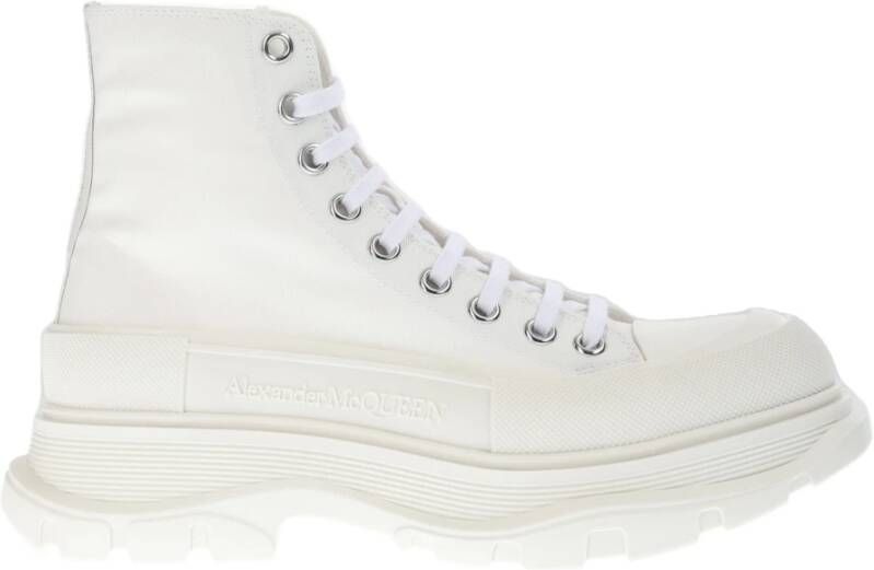 Alexander mcqueen Witte Sneakers met Handtekeningdetail White