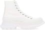 Alexander mcqueen Canvas Tread Slick Sneakers White Dames - Thumbnail 1