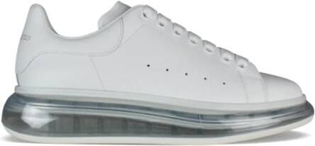 Alexander mcqueen Wit Leren Oversize Sneakers White Dames