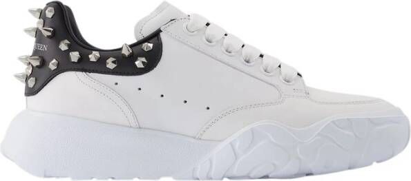 alexander mcqueen Witleren Sneakers met Studs Wit Heren