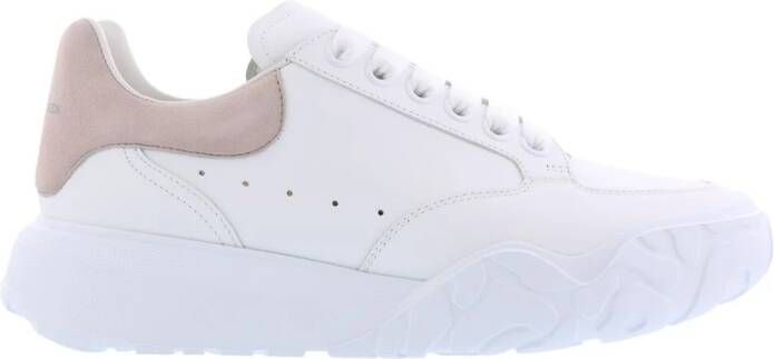 Alexander McQueen Wit Roze Dames Sneaker