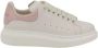 Alexander mcqueen Low-Top Sneakers Oversize Sneakers Leather White Pink in wit - Thumbnail 10