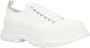 Alexander McQueen Witte Canvas Lage Sneaker - Thumbnail 1