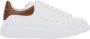 Alexander McQueen Witte Chunky Sole Low-Top Sneakers - Thumbnail 1