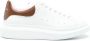 Alexander McQueen Witte en Bruine Sneakers Aw25 - Thumbnail 1