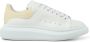 Alexander McQueen Witte Gele Sneakers Kalfsleer Rubberen Zool - Thumbnail 1