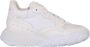 Alexander McQueen Witte Geperforeerde High Top Sneakers - Thumbnail 1