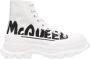 Alexander mcqueen Witte High-Top Platform Sneakers White - Thumbnail 1