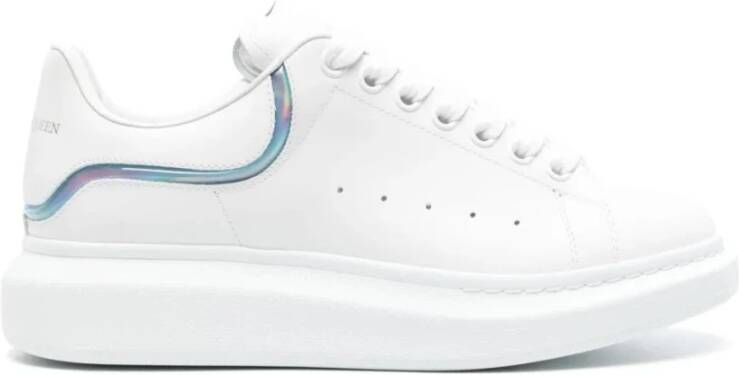 Alexander mcqueen Witte Iridescent Chunky Sole Sneakers White Heren