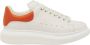 Alexander McQueen Witte Kalfsleren Modieuze Sneakers - Thumbnail 1