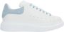 Alexander mcqueen Witte lage sneakers met blauwe hiel White Dames - Thumbnail 1