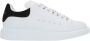 Alexander mcqueen Witte lage sneakers met zwarte suède hiel White Dames - Thumbnail 1
