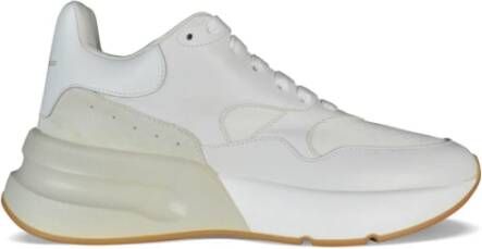 Alexander mcqueen Witte Leren Oversize Runner Sneakers White Heren
