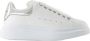 Alexander mcqueen Low-Top Sneakers Chunky Sole Oversized Sneakers With Metallic Heel in wit - Thumbnail 1