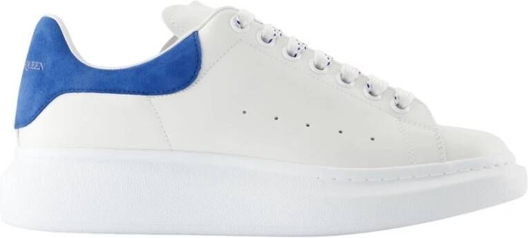 Alexander McQueen Witte Leren Oversized Sneakers