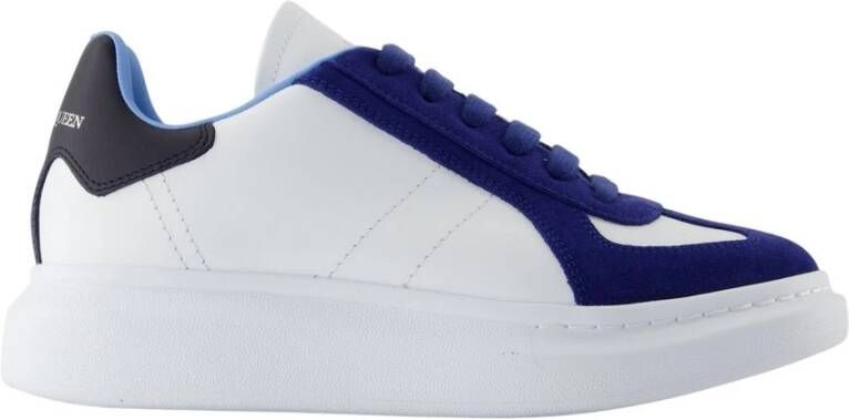 Alexander McQueen Witte Leren Oversized Sneakers