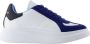 Alexander McQueen Witte Leren Oversized Sneakers - Thumbnail 1
