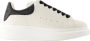 Alexander McQueen Witte Leren Oversized Sneakers - Thumbnail 1