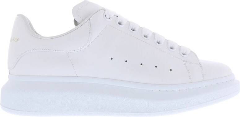 Alexander mcqueen Witte Leren Oversized Sneakers White Heren