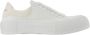 Alexander mcqueen Oversized Sneakers in White Leather Wit Dames - Thumbnail 8