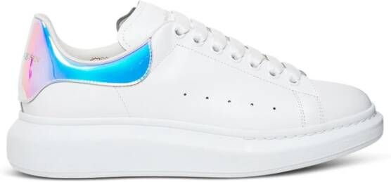 Alexander mcqueen Witte Leren Sneakers voor Dames Wit Dames - Foto 3