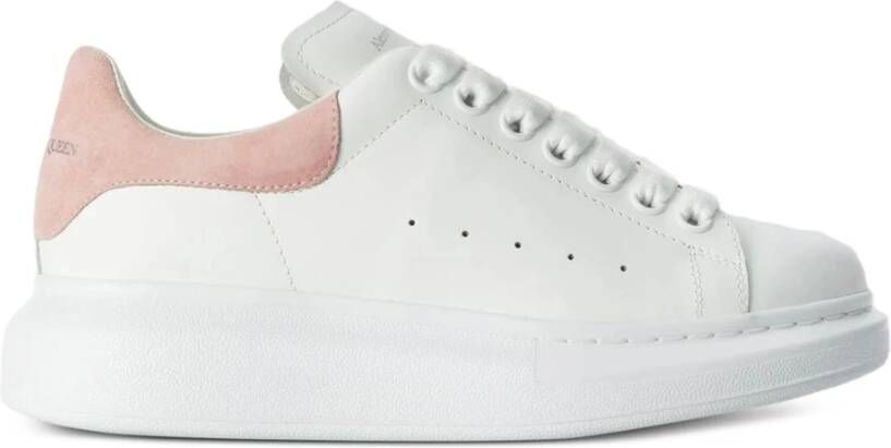 Alexander McQueen Witte Leren Sneakers voor Vrouwen