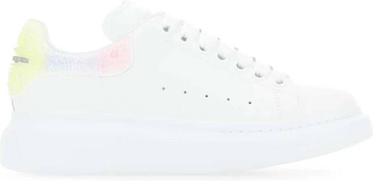 Alexander mcqueen Witte Leren Sneakers White Dames