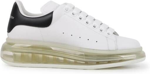 alexander mcqueen Witte Leren Veterschoenen White Dames