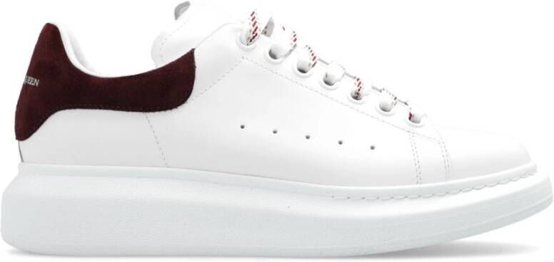 alexander mcqueen Witte Oversized Lage Sneakers White Dames