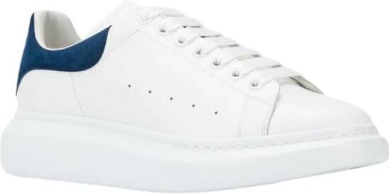 alexander mcqueen Witte Oversized Leren Sneakers White Dames