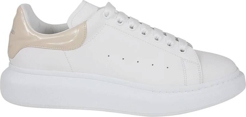 alexander mcqueen Witte Oversized Leren Sneakers White Heren