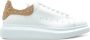 Alexander McQueen Witte Oversized Sneakers Gouden Accent - Thumbnail 1