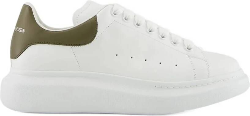 Alexander McQueen Witte Oversized Sneakers in Khaki