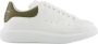 Alexander McQueen Witte Oversized Sneakers in Khaki - Thumbnail 1