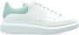 Alexander McQueen Witte Oversized Sneakers Mint Stijl - Thumbnail 1