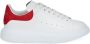 Alexander McQueen Witte Rode Lage Top Sneakers Moderne Stijl - Thumbnail 1