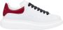 Alexander McQueen Witte Rode Oversized Sneakers - Thumbnail 1