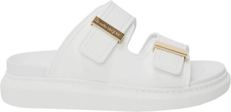 Alexander McQueen Witte Rubberen Damesschoenen