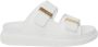 Alexander McQueen Witte Rubberen Damesschoenen - Thumbnail 1
