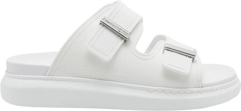 Alexander McQueen Witte Rubberen Sneakers