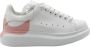 Alexander McQueen Witte Sneakers Geperforeerde Ronde Neus - Thumbnail 1